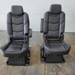 2020–2022 Cadillac Escalade / Escalade ESV Second-Row Rear Bucket Seats — Black Leather