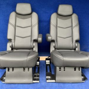 Cadillac Escalade Second-Row Captain’s Chairs — Jet Black