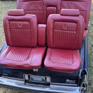 1980–1992 Cadillac Brougham / Fleetwood / DeVille Red Leather Seats – RWD