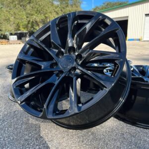 OEM Cadillac Escalade Wheels (ONYX Black) 22” Black Cadillac Escalade OEM Factory Wheels / Rims